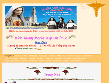 Tablet Screenshot of kinhmungmaria.com